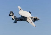 Photo of U.S. carrier aircraft patrol Venezuelan coast