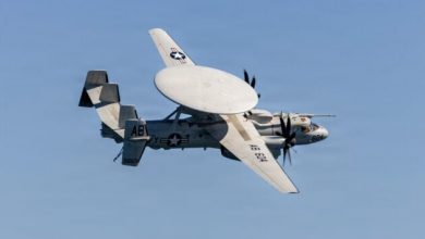 Photo of U.S. carrier aircraft patrol Venezuelan coast