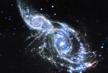 Photo of JWST captures colliding spiral galaxies