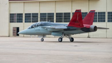 Photo of U.S. Air Force receives first T-7A trainer aircraft