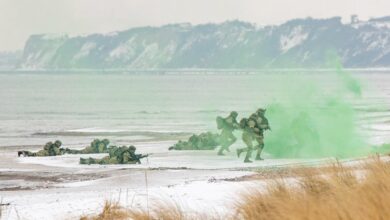 Photo of NATO Trains Storming Baltic Beach to Deter Russia