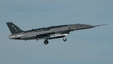 Photo of U.S. Air Force tests YFQ-44 ‘fighter drone’ with AMRAAM missile