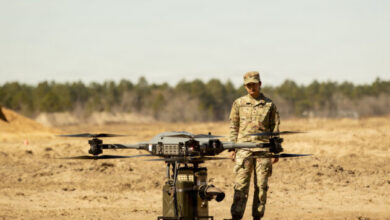 Photo of U.S. Army tests TRV-150 heavy-lift drone at Fort Stewart