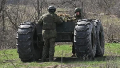 Photo of Giant Russian Chelnok robot spotted near front line