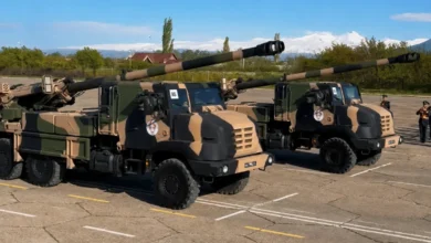Photo of Armenia shows off French-supplied CAESAR artillery