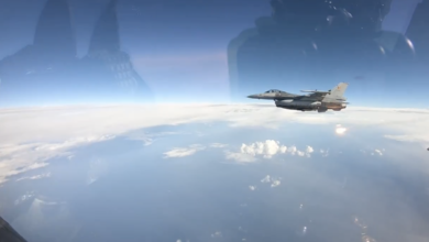 Photo of Belgian F-16 Tests FZ275 Laser-Guided Rockets Against Drones