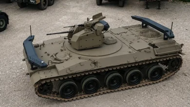 Photo of French engineers turned Cold War tank into robot fighter