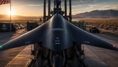 Photo of Germany’s New Stealth Drone Packs 950-Km Reach Into Blended-Wing Airframe