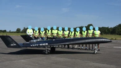 Photo of German missile-carrier drone completes first flight