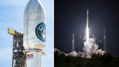 Photo of SpaceX launches classified spy satellite into orbit