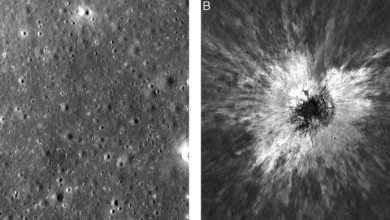 Photo of NASA spacecraft discovers a huge new crater on the moon