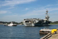 Photo of U.S. Navy carrier group arrives in Japan for Keen Sword