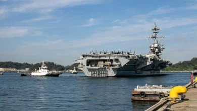 Photo of U.S. Navy carrier group arrives in Japan for Keen Sword