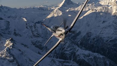 Photo of France’s Initial Pilatus PC-7 MKX Trainer Completes Maiden Flight