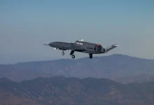 Photo of Northrop’s Talon Blue drone wingman makes first flight