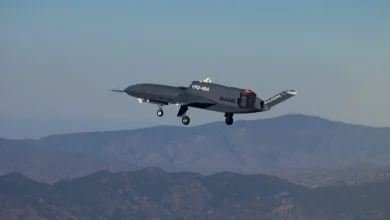 Photo of Northrop’s Talon Blue drone wingman makes first flight